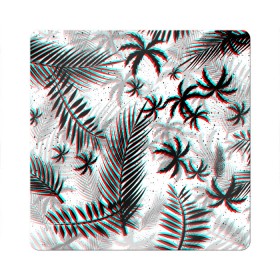 Магнит виниловый Квадрат с принтом ПАЛЬМЫ | TROPICAL GLITCH в городе Новоалтайск, полимерный материал с магнитным слоем | размер 9*9 см, закругленные углы | hotline miami | neon | new retro wave | outrun | outrun electro | paints | palmen | rainbow | retro | retrowave | summer | synth | synthwave | tropical | брызги | брызги красок | звёзды | космос | краски | лето | неон | пальмы | радуга | 