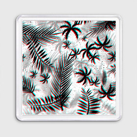 Магнит 55*55 с принтом ПАЛЬМЫ | TROPICAL GLITCH в городе Новоалтайск, Пластик | Размер: 65*65 мм; Размер печати: 55*55 мм | hotline miami | neon | new retro wave | outrun | outrun electro | paints | palmen | rainbow | retro | retrowave | summer | synth | synthwave | tropical | брызги | брызги красок | звёзды | космос | краски | лето | неон | пальмы | радуга | 
