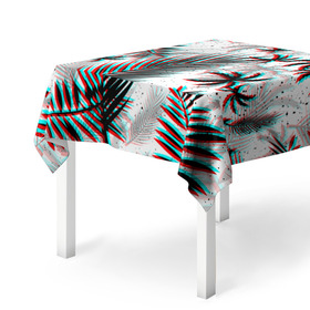 Скатерть 3D с принтом ПАЛЬМЫ | TROPICAL GLITCH в городе Новоалтайск, 100% полиэстер (ткань не мнется и не растягивается) | Размер: 150*150 см | hotline miami | neon | new retro wave | outrun | outrun electro | paints | palmen | rainbow | retro | retrowave | summer | synth | synthwave | tropical | брызги | брызги красок | звёзды | космос | краски | лето | неон | пальмы | радуга | 