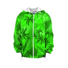 Детская куртка 3D с принтом ПАЛЬМЫ | ЛЕТО | TROPICAL в городе Новоалтайск, 100% полиэстер | застежка — молния, подол и капюшон оформлены резинкой с фиксаторами, по бокам — два кармана без застежек, один потайной карман на груди, плотность верхнего слоя — 90 г/м2; плотность флисового подклада — 260 г/м2 | Тематика изображения на принте: hotline miami | neon | new retro wave | outrun | outrun electro | paints | palmen | rainbow | retro | retrowave | summer | synth | synthwave | tropical | брызги | брызги красок | звёзды | космос | краски | лето | неон | пальмы | радуга | 
