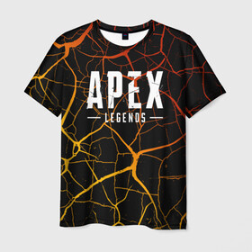 Мужская футболка 3D с принтом Apex Legends. в городе Новоалтайск, 100% полиэфир | прямой крой, круглый вырез горловины, длина до линии бедер | apex | apex legends | battle | battle royal | bloodhound | titanfall | wraith | апекс | апекс легендс | батл | битва | война | королевская битва | легендс | рояль