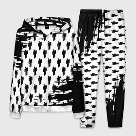 Мужской костюм 3D с принтом BILLIE EILISH БИЛЛИ АЙЛИШ в городе Новоалтайск, 100% полиэстер | Манжеты и пояс оформлены тканевой резинкой, двухслойный капюшон со шнурком для регулировки, карманы спереди | be | billie | billie eilish | blohsh | ghoul | айлиш | билли | билли айлиш | биляш
