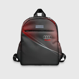 Детский рюкзак 3D с принтом AUDI. в городе Новоалтайск, 100% полиэстер | лямки с регулируемой длиной, сверху петелька, чтобы рюкзак можно было повесить на вешалку. Основное отделение закрывается на молнию, как и внешний карман. Внутри дополнительный карман. По бокам два дополнительных кармашка | Тематика изображения на принте: abstract | audi | auto | brand | car | geometry | sport | texture | абстракция | авто | автомобильные | ауди | бренд | геометрия | классика | машины | модные | спорт | стиль | текстура