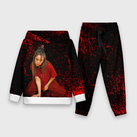 Детский костюм 3D (с толстовкой) с принтом Billie Eilish. в городе Новоалтайск,  |  | billie eilish | gloom pop | listen before i go на spotify | music | американская певица | билли | билли айлиш | депрессии | мисс парадокс | мрачный поп | музыка | сонный паралич | фобии | яркие волосы