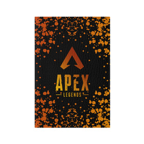 Обложка для паспорта матовая кожа с принтом Apex Legends. в городе Новоалтайск, натуральная матовая кожа | размер 19,3 х 13,7 см; прозрачные пластиковые крепления | Тематика изображения на принте: apex | apex legends | battle | battle royal | bloodhound | titanfall | wraith | апекс | апекс легендс | батл | битва | война | королевская битва | легендс | рояль