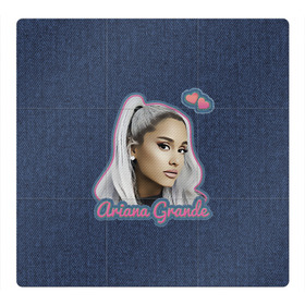 Магнитный плакат 3Х3 с принтом Ariana Grande Jeans в городе Новоалтайск, Полимерный материал с магнитным слоем | 9 деталей размером 9*9 см | Тематика изображения на принте: ariana grande | grande | heart | jeans | pink | team | ариана гранде | гранде | джинса | джинсовый | джинсы | для фанатов | надпись | попса | розовый | сердечки | синий | текстура | фанатам