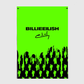 Постер с принтом BILLIE EILISH / БИЛЛИ АЙЛИШ в городе Новоалтайск, 100% бумага
 | бумага, плотность 150 мг. Матовая, но за счет высокого коэффициента гладкости имеет небольшой блеск и дает на свету блики, но в отличии от глянцевой бумаги не покрыта лаком | be | billie | billie eilish | blohsh | ghoul | paints | айлиш | билли | билли айлиш | биляш | бразги красок | краски