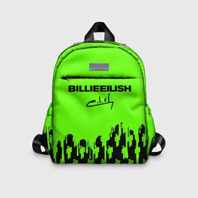 Детский рюкзак 3D с принтом BILLIE EILISH   БИЛЛИ АЙЛИШ в городе Новоалтайск, 100% полиэстер | лямки с регулируемой длиной, сверху петелька, чтобы рюкзак можно было повесить на вешалку. Основное отделение закрывается на молнию, как и внешний карман. Внутри дополнительный карман. По бокам два дополнительных кармашка | be | billie | billie eilish | blohsh | ghoul | paints | айлиш | билли | билли айлиш | биляш | бразги красок | краски