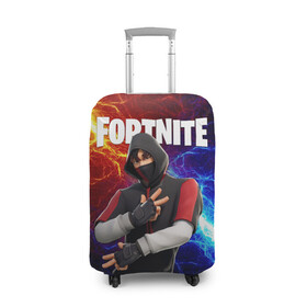 Чехол для чемодана 3D с принтом FORTNITE x IKONIK | ФОРТНАЙТ ИКОНИК в городе Новоалтайск, 86% полиэфир, 14% спандекс | двустороннее нанесение принта, прорези для ручек и колес | deadmau5 | fortnite | fortnite 2 | fortnite x маршмелло | ikonik | marshmello | ninja | ninja streamer | raven | travis scott | ворон | иконик | ниндзя | пили | рейвен | трэвис скотт | фортнайт