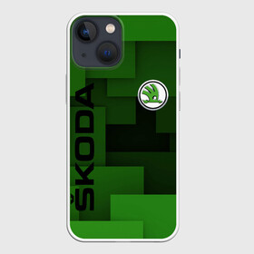 Чехол для iPhone 13 mini с принтом SKODA. в городе Новоалтайск,  |  | abstract | auto | brand | car | geometry | skoda | sport | texture | абстракция | авто | автомобильные | бренд | геометрия | классика | машины | модные | спорт | стиль | текстура | шкода