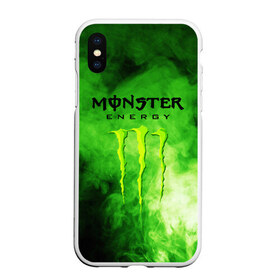 Чехол для iPhone XS Max матовый с принтом MONSTER ENERGY в городе Новоалтайск, Силикон | Область печати: задняя сторона чехла, без боковых панелей | Тематика изображения на принте: brend | green | monster energy | андреналин | бренд | зеленый | логотип | монстр | напиток | энергетик | энергия