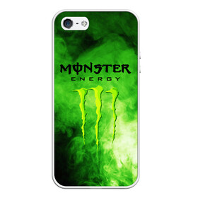Чехол для iPhone 5/5S матовый с принтом MONSTER ENERGY в городе Новоалтайск, Силикон | Область печати: задняя сторона чехла, без боковых панелей | brend | green | monster energy | андреналин | бренд | зеленый | логотип | монстр | напиток | энергетик | энергия