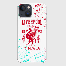 Чехол для iPhone 13 mini с принтом LIVERPOOL | ЛИВЕРПУЛЬ в городе Новоалтайск,  |  | lfc | liverpool | sport | ynwa | ливерпуль | лфк | спорт