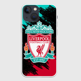 Чехол для iPhone 13 mini с принтом LIVERPOOL | ЛИВЕРПУЛЬ в городе Новоалтайск,  |  | lfc | liverpool | sport | ynwa | ливерпуль | лфк | спорт