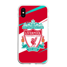 Чехол для iPhone XS Max матовый с принтом LIVERPOOL ЛИВЕРПУЛЬ в городе Новоалтайск, Силикон | Область печати: задняя сторона чехла, без боковых панелей | 