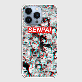 Чехол для iPhone 13 Pro с принтом SENPAI СЕНПАИ в городе Новоалтайск,  |  | Тематика изображения на принте: ahegao | anime | kawai | kowai | oppai | otaku | senpai | sugoi | waifu | yandere | аниме | ахегао | ковай | культура | отаку | семпай | сенпай | тренд | яндере