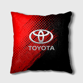 Подушка 3D с принтом TOYOTA. в городе Новоалтайск, наволочка – 100% полиэстер, наполнитель – холлофайбер (легкий наполнитель, не вызывает аллергию). | состоит из подушки и наволочки. Наволочка на молнии, легко снимается для стирки | 2020 | auto | sport | toyota | авто | автомобиль | автомобильные | бренд | марка | машины | спорт | тойота