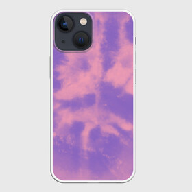 Чехол для iPhone 13 mini с принтом Фиолетовый ТАЙ ДАЙ в городе Новоалтайск,  |  | summer | tie dye | акварель | лето | разноцветная | тай дай | тайдай | фиолетовый тай дай | яркая