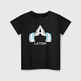 Детская футболка хлопок с принтом Fire Force - Latom в городе Новоалтайск, 100% хлопок | круглый вырез горловины, полуприлегающий силуэт, длина до линии бедер | anime | enen no shouboutai | fire | fire force | fireforce | japan | latom | latum | manga | ratom | tokyo | аниме | анимэ | бригада | бригада пожарных | ла | латом | латум | манга | пламенная бригада | пламенная бригада пожарных | ратом | рато