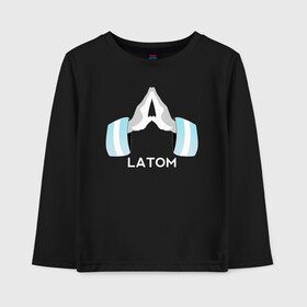 Детский лонгслив хлопок с принтом Fire Force - Latom в городе Новоалтайск, 100% хлопок | круглый вырез горловины, полуприлегающий силуэт, длина до линии бедер | Тематика изображения на принте: anime | enen no shouboutai | fire | fire force | fireforce | japan | latom | latum | manga | ratom | tokyo | аниме | анимэ | бригада | бригада пожарных | ла | латом | латум | манга | пламенная бригада | пламенная бригада пожарных | ратом | рато