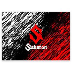Поздравительная открытка с принтом Sabaton. в городе Новоалтайск, 100% бумага | плотность бумаги 280 г/м2, матовая, на обратной стороне линовка и место для марки
 | Тематика изображения на принте: battle metal | sabaton | военная тематика | военные песни | война | история войны | классика | музыка | патриотизм | рок | рок группа | сабатон | солдаты | шведская хэви пауэр метал группа