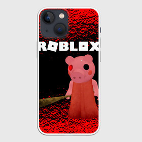 Чехол для iPhone 13 mini с принтом Roblox piggy Свинка Пигги. в городе Новоалтайск,  |  | game | gamer | logo | minecraft | piggi | roblox | simulator | игра | конструктор | лого | пигги | свинья | симулятор | строительство | фигура