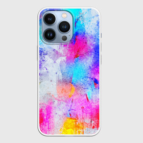 Чехол для iPhone 13 Pro с принтом НЕОНОВЫЕ ПОТЕРТОСТИ в городе Новоалтайск,  |  | abstraction | watercolor | абстракция красок | акварель | брызги красок | живопись | краска | потертость красок | размытые краски | текстуры | яркие краски