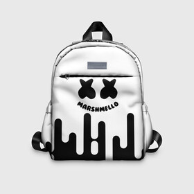 Детский рюкзак 3D с принтом Fortnite Marshmello. в городе Новоалтайск, 100% полиэстер | лямки с регулируемой длиной, сверху петелька, чтобы рюкзак можно было повесить на вешалку. Основное отделение закрывается на молнию, как и внешний карман. Внутри дополнительный карман. По бокам два дополнительных кармашка | Тематика изображения на принте: archetype | fortnite | fortnite x | game | ikonik | marshmello | raven | архетип | ворон | игра | иконик | маршмелло | фортнайт