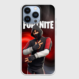Чехол для iPhone 13 Pro с принтом FORTNITE MARSHMELLO | в городе Новоалтайск,  |  | Тематика изображения на принте: deadmau5 | fortnite | fortnite 2 | fortnite x маршмелло | ikonik | marshmello | ninja | ninja streamer | raven | travis scott | ворон | иконик | ниндзя | пили | рейвен | трэвис скотт | фортнайт