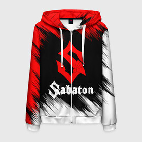 Мужская толстовка 3D на молнии с принтом Sabaton в городе Новоалтайск, 100% полиэстер | длина до линии бедра, манжеты и пояс оформлены мягкой тканевой резинкой, двухслойный капюшон со шнурком для регулировки, спереди молния, по бокам два кармана | battle metal | sabaton | военная тематика | военные песни | война | история войны | классика | музыка | патриотизм | рок | рок группа | сабатон | солдаты | шведская хэви пауэр метал группа