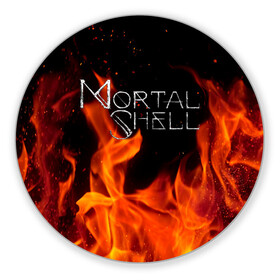 Коврик для мышки круглый с принтом Mortal Shell. в городе Новоалтайск, резина и полиэстер | круглая форма, изображение наносится на всю лицевую часть | esport | games | mortal kombat | mortal shell | souls like ролевой экшен | беспощадный ролевой боевик | игроки | игры | киберспорт | мортал комбат | мортал шелл | разрушенный мир