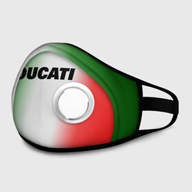 Маска из неопрена с принтом DUCATI в городе Новоалтайск, неопрен 100% | Форма огибающая нос. Резинки для ушей с дополнительной резинкой на затылке. Клапан для выдоха для активного дыхания при занятиях спортом. Эластичный материал маски и окантовки для лучшего растяжения и прилегания маски.  | ducati | moto | дукати | мото | мотоспорт