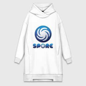Платье-худи хлопок с принтом Spore (Z) в городе Новоалтайск,  |  | creepy cute | ea | electronic arts | maxis | spore | spore hero | ангелоид | генирал фауст | гудра | жуткие и милые | империя эсти | маасари | мухоид | племя | ролевая игра | рыба бегун | симулятор бога | сирено головый