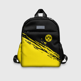 Детский рюкзак 3D с принтом BORUSSIA. в городе Новоалтайск, 100% полиэстер | лямки с регулируемой длиной, сверху петелька, чтобы рюкзак можно было повесить на вешалку. Основное отделение закрывается на молнию, как и внешний карман. Внутри дополнительный карман. По бокам два дополнительных кармашка | borussia | fc | football | football club | sport | боруссия | боруссия дортмунд | дортмунда | немецкий футбольный клуб | спорт | уефа | униформа | фирменные цвета | фк | футбол | футбольный клуб