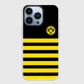 Чехол для iPhone 13 Pro с принтом BORUSSIA. в городе Новоалтайск,  |  | borussia | fc | football | football club | sport | боруссия | боруссия дортмунд | дортмунда | немецкий футбольный клуб | спорт | уефа | униформа | фирменные цвета | фк | футбол | футбольный клуб