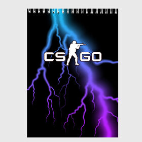 Скетчбук с принтом COUNTER STRIKE в городе Новоалтайск, 100% бумага
 | 48 листов, плотность листов — 100 г/м2, плотность картонной обложки — 250 г/м2. Листы скреплены сверху удобной пружинной спиралью | counter strike | cs go | global offensive | игра | игры | компьютерные | контер страйк | коунтер страйк | кс го | огонь | цс го