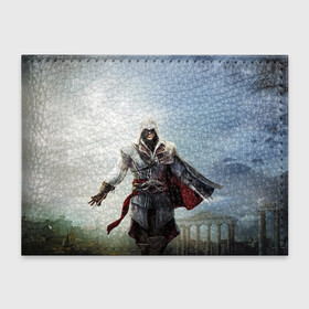 Обложка для студенческого билета с принтом ASSASSIN S CREED в городе Новоалтайск, натуральная кожа | Размер: 11*8 см; Печать на всей внешней стороне | Тематика изображения на принте: black flag | brotherhood | chronicles | creed | game | origins | revelations | rogue | syndicate | unity | valhalla | альтаир | ассасин | игры | кинжал | пираты