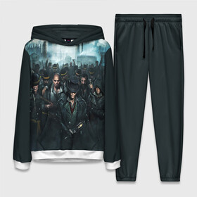 Женский костюм 3D (с толстовкой) с принтом ASSASSIN S CREED СИНДИКАТ в городе Новоалтайск,  |  | black flag | brotherhood | chronicles | creed | game | origins | revelations | rogue | syndicate | unity | valhalla | альтаир | ассасин | игры | кинжал | пираты