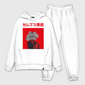 Мужской костюм хлопок OVERSIZE с принтом Pandemonica Helltaker в городе Новоалтайск,  |  | anime | azazel | hell | helltaker | justice | lucifer | malina | modeus | pandemonica | zdrada | ад | аниме | демон | демонесса | здрада | иероглифы | люцифер | малина | модеус | пандемоника | правосудие | хеллтейкер | хэлтей