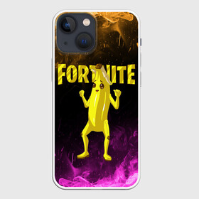 Чехол для iPhone 13 mini с принтом Fortnite PEELY в городе Новоалтайск,  |  | Тематика изображения на принте: battle royale | fortnite | fortnite peely | game | peely | банан | игра | киберспорт | компьютерная игра | королевская битва | фортнайт | фортнайт 2 | фортнайт 3 | фортнайт банан | фортнайт глава 2 | фортнайт глава 3