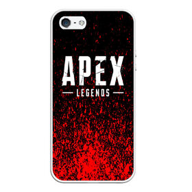 Чехол для iPhone 5/5S матовый с принтом Apex Legends в городе Новоалтайск, Силикон | Область печати: задняя сторона чехла, без боковых панелей | Тематика изображения на принте: apex | apex legends | battle | battle royal | bloodhound | titanfall | wraith | апекс | апекс легендс | батл | битва | война | королевская битва | легендс | рояль
