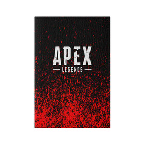 Обложка для паспорта матовая кожа с принтом Apex Legends. в городе Новоалтайск, натуральная матовая кожа | размер 19,3 х 13,7 см; прозрачные пластиковые крепления | Тематика изображения на принте: apex | apex legends | battle | battle royal | bloodhound | titanfall | wraith | апекс | апекс легендс | батл | битва | война | королевская битва | легендс | рояль