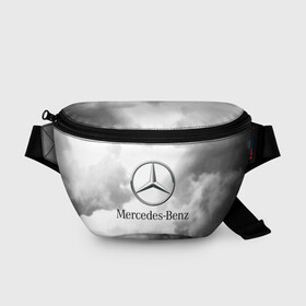 Поясная сумка 3D с принтом MERCEDES. в городе Новоалтайск, 100% полиэстер | плотная ткань, ремень с регулируемой длиной, внутри несколько карманов для мелочей, основное отделение и карман с обратной стороны сумки застегиваются на молнию | 2020 | amg | auto | mercedes | sport | авто | автомобиль | автомобильные | амг | бренд | марка | машины | мерседес | спорт