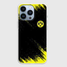 Чехол для iPhone 13 Pro с принтом BORUSSIA. в городе Новоалтайск,  |  | borussia | fc | football | football club | sport | боруссия | боруссия дортмунд | дортмунда | немецкий футбольный клуб | спорт | уефа | униформа | фирменные цвета | фк | футбол | футбольный клуб
