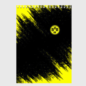 Скетчбук с принтом BORUSSIA в городе Новоалтайск, 100% бумага
 | 48 листов, плотность листов — 100 г/м2, плотность картонной обложки — 250 г/м2. Листы скреплены сверху удобной пружинной спиралью | borussia | fc | football | football club | sport | боруссия | боруссия дортмунд | дортмунда | немецкий футбольный клуб | спорт | уефа | униформа | фирменные цвета | фк | футбол | футбольный клуб
