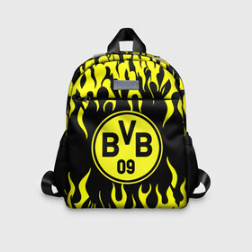 Детский рюкзак 3D с принтом BORUSSIA. в городе Новоалтайск, 100% полиэстер | лямки с регулируемой длиной, сверху петелька, чтобы рюкзак можно было повесить на вешалку. Основное отделение закрывается на молнию, как и внешний карман. Внутри дополнительный карман. По бокам два дополнительных кармашка | borussia | fc | football | football club | sport | боруссия | боруссия дортмунд | дортмунда | немецкий футбольный клуб | спорт | уефа | униформа | фирменные цвета | фк | футбол | футбольный клуб