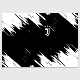 Поздравительная открытка с принтом JUVENTUS. в городе Новоалтайск, 100% бумага | плотность бумаги 280 г/м2, матовая, на обратной стороне линовка и место для марки
 | Тематика изображения на принте: fc | football | football club | juventus | sport | итальянский профессиональный футбольный клуб | клуб италии | спорт | уефа | униформа | фирменные цвета | фк | футбол | футбольный клуб | ювентус
