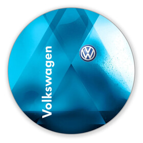 Коврик для мышки круглый с принтом VOLKSWAGEN. в городе Новоалтайск, резина и полиэстер | круглая форма, изображение наносится на всю лицевую часть | Тематика изображения на принте: abstract | auto | brand | car | geometry | sport | texture | volkswagen | абстракция | авто | автомобильные | бренд | геометрия | классика | машины | модные | спорт | стиль | текстура | фольксваген