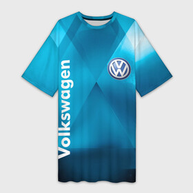 Платье-футболка 3D с принтом VOLKSWAGEN. в городе Новоалтайск,  |  | abstract | auto | brand | car | geometry | sport | texture | volkswagen | абстракция | авто | автомобильные | бренд | геометрия | классика | машины | модные | спорт | стиль | текстура | фольксваген