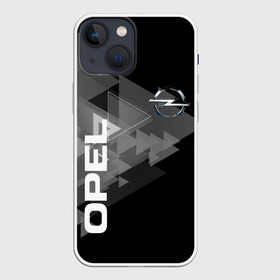 Чехол для iPhone 13 mini с принтом OPEL. в городе Новоалтайск,  |  | abstract | auto | brand | car | geometry | opel | sport | texture | абстракция | авто | автомобильные | бренд | геометрия | классика | машины | модные | опель | спорт | стиль | текстура